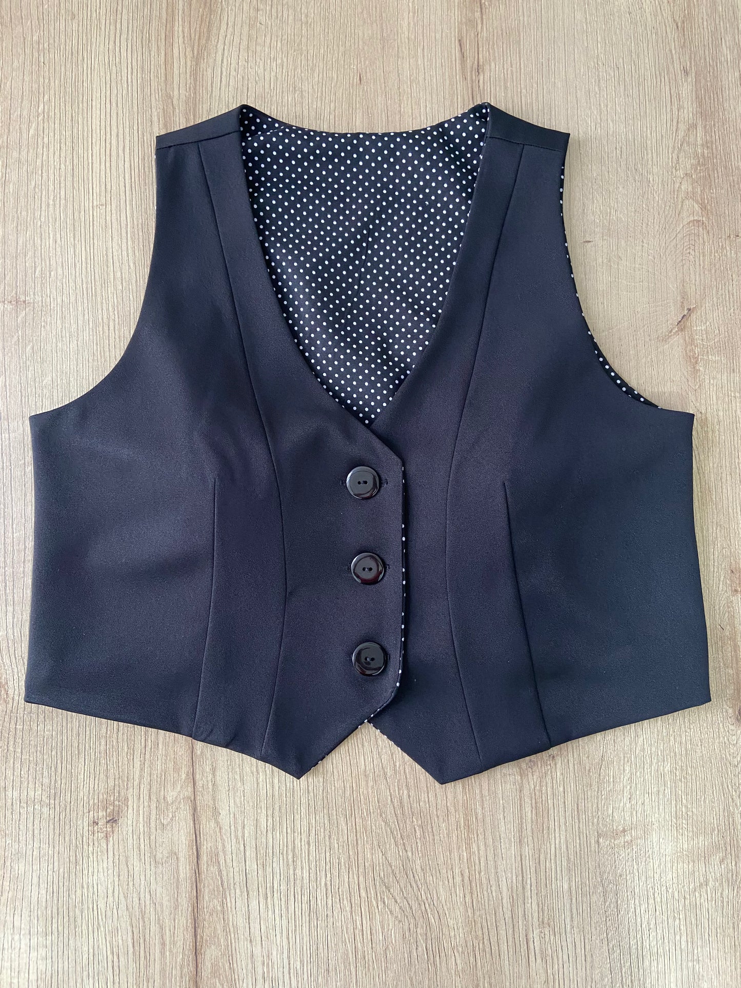Molde Chaleco Dama PDF (Tallas XS,S,M,L,XL)
